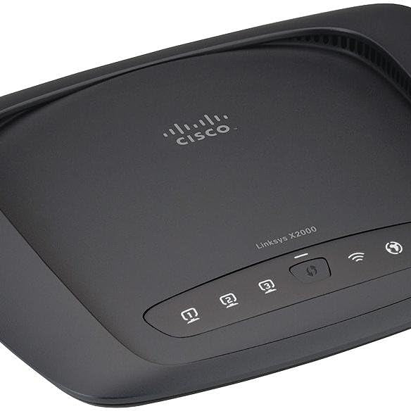 مودم راوتر Linksys X2000 ADSL2+ واي فاي من Cisco