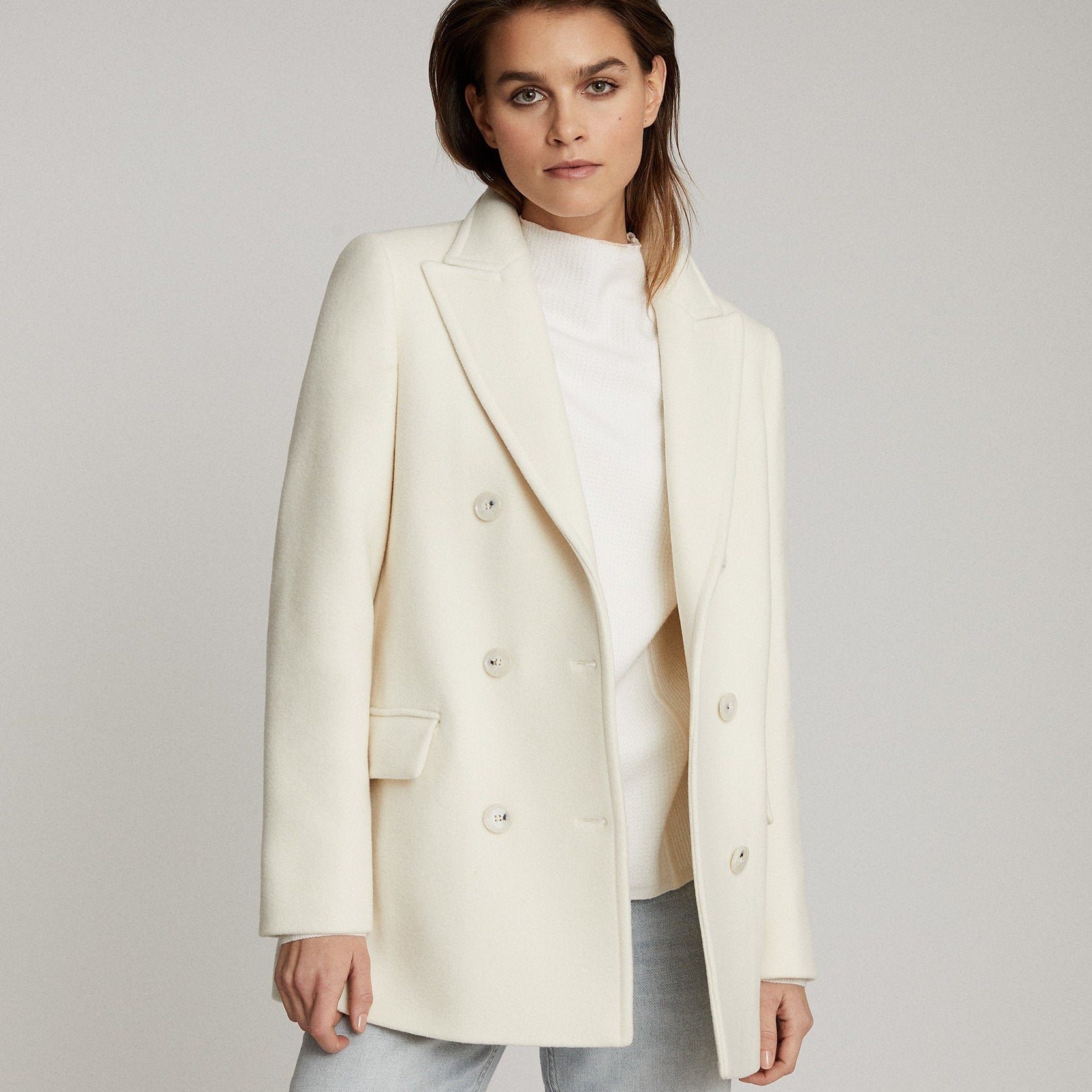 REISS Women's Coat Medium