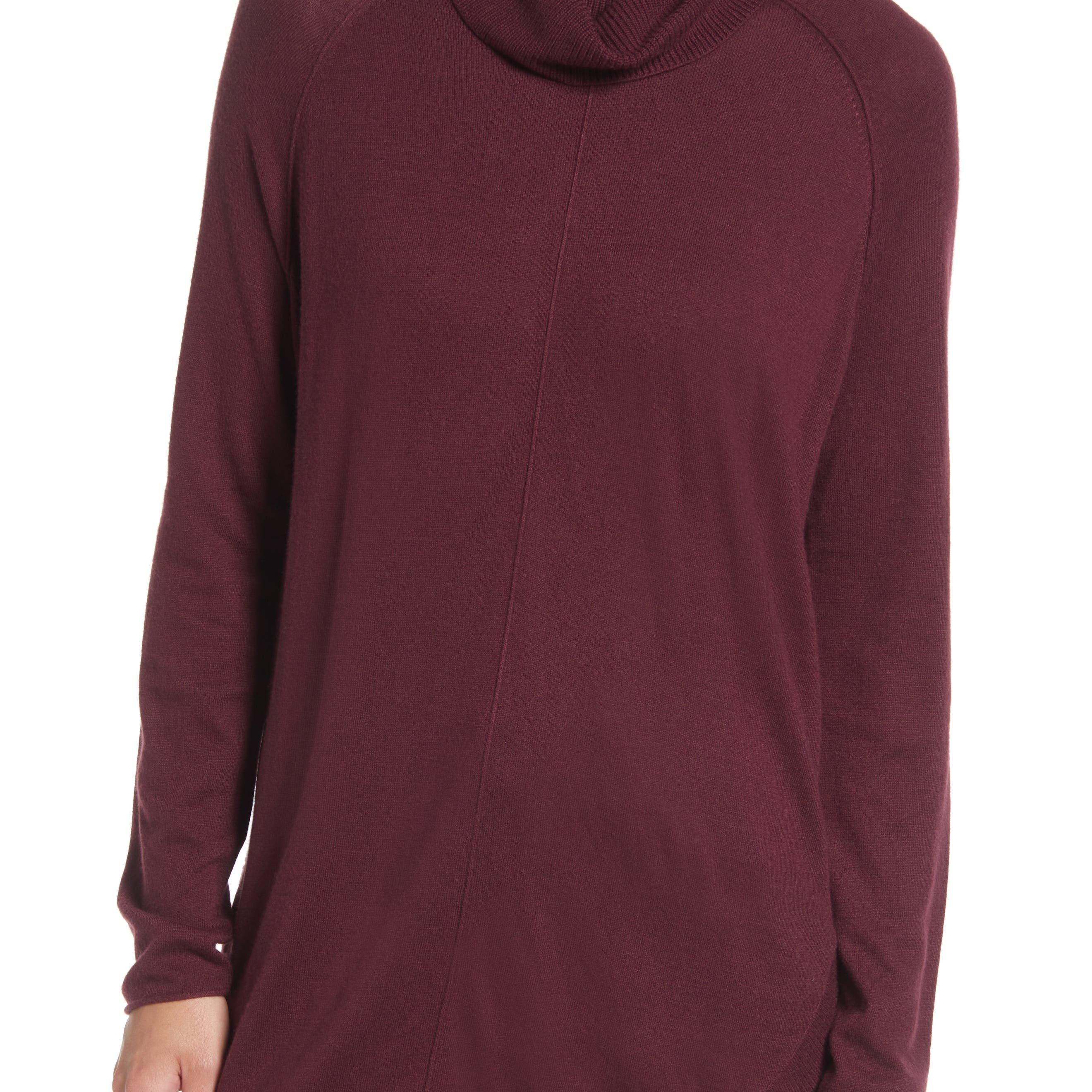 Caslon® Round Neck Tunic Pullover Size S