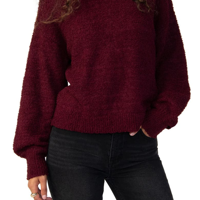 SANCTUARY Crinkle Velvet Sweater M