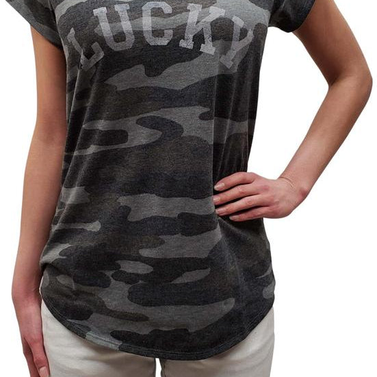 LUCKY Military T-Shirt Size M
