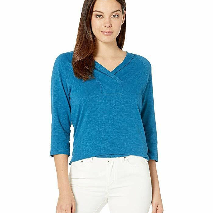 Tribal Elegant Cotton Tunic (Balinese Blue, Size M)