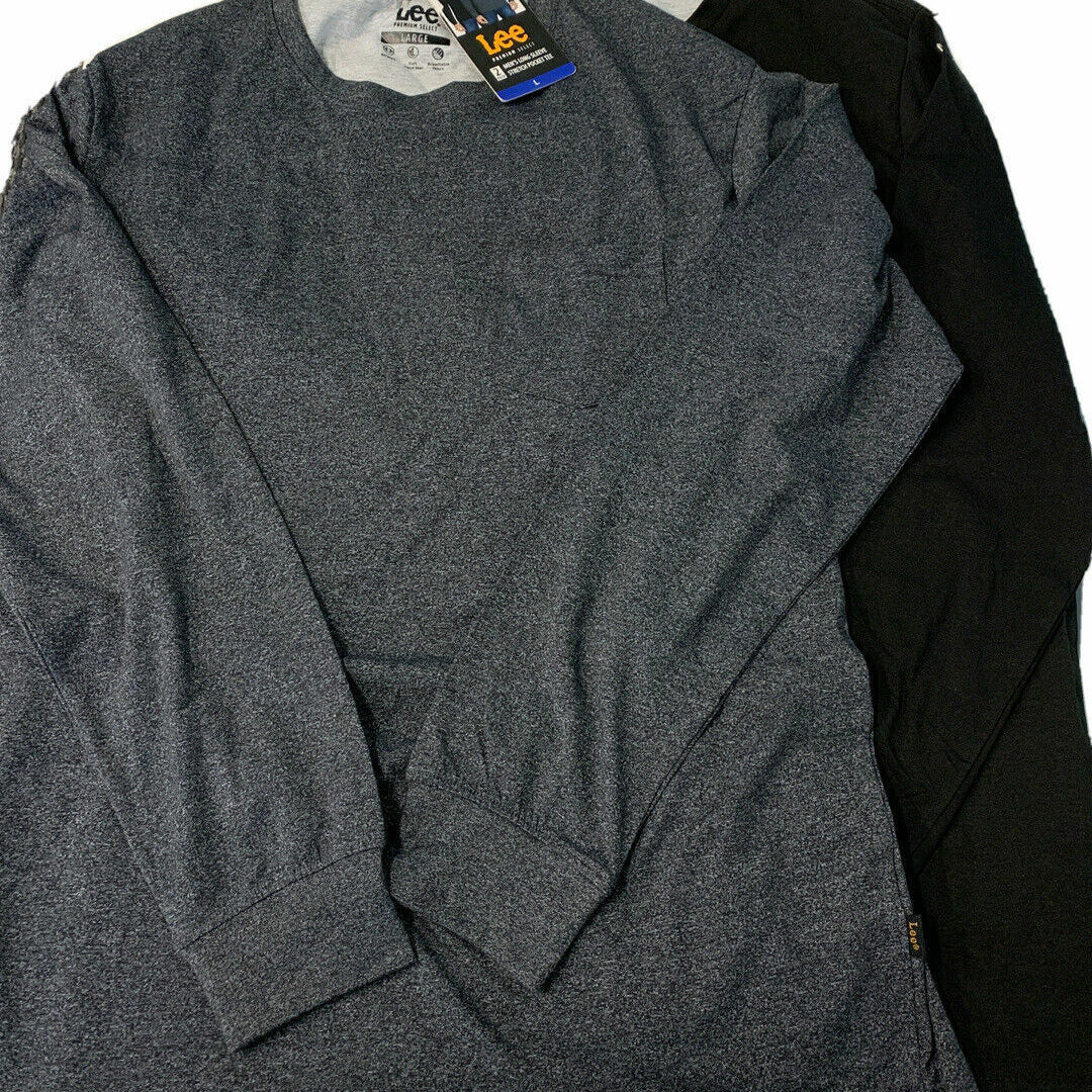 Lee Comfortable Long Sleeve T-Shirt Size (2 Pack)