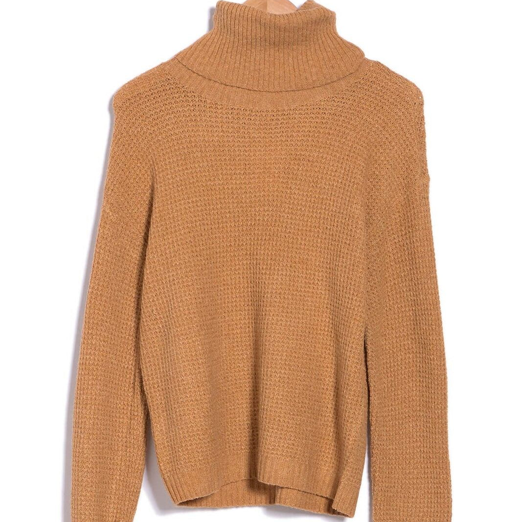 Abound round neck winter undershirt with waffle design, size S