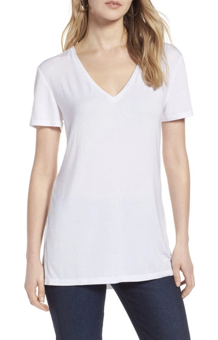 HALOGEN® Square Neck Sleeveless T-Shirt