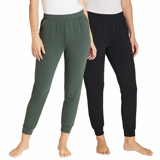 2 warm and comfortable pajama pants in two distinctive colors from Eddie Bauer
