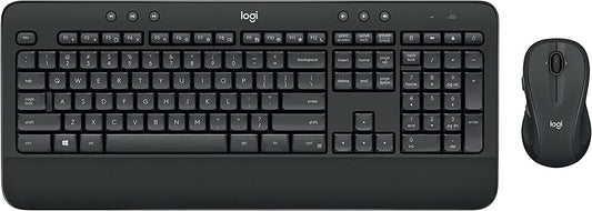 لوحة مفاتيح وماوس لا سلكي لاستخدام سلس ADVANCED COMBO من شركة LOGITEH