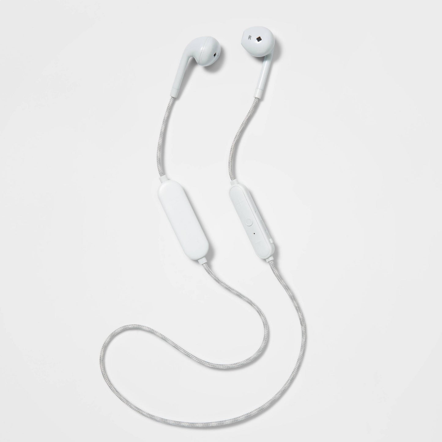 HEYDAY Braided Bluetooth Headphones (Black and White)