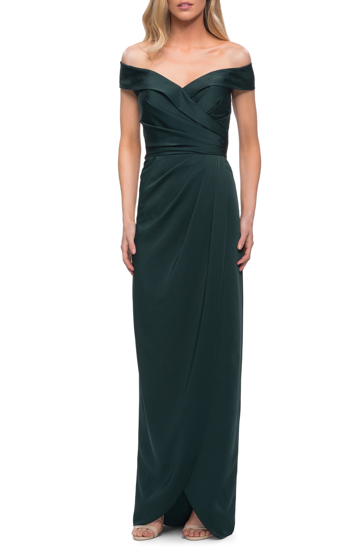 La Femme Column Gown Dress, Size 10