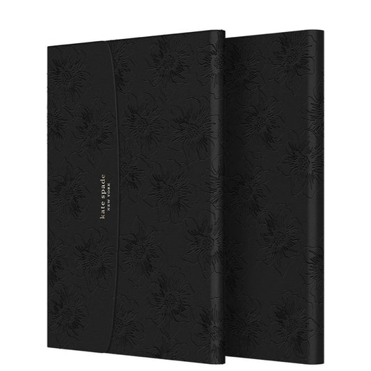 Ipad cover 10.2 inch in a flowery shape, in two colors - black - pink