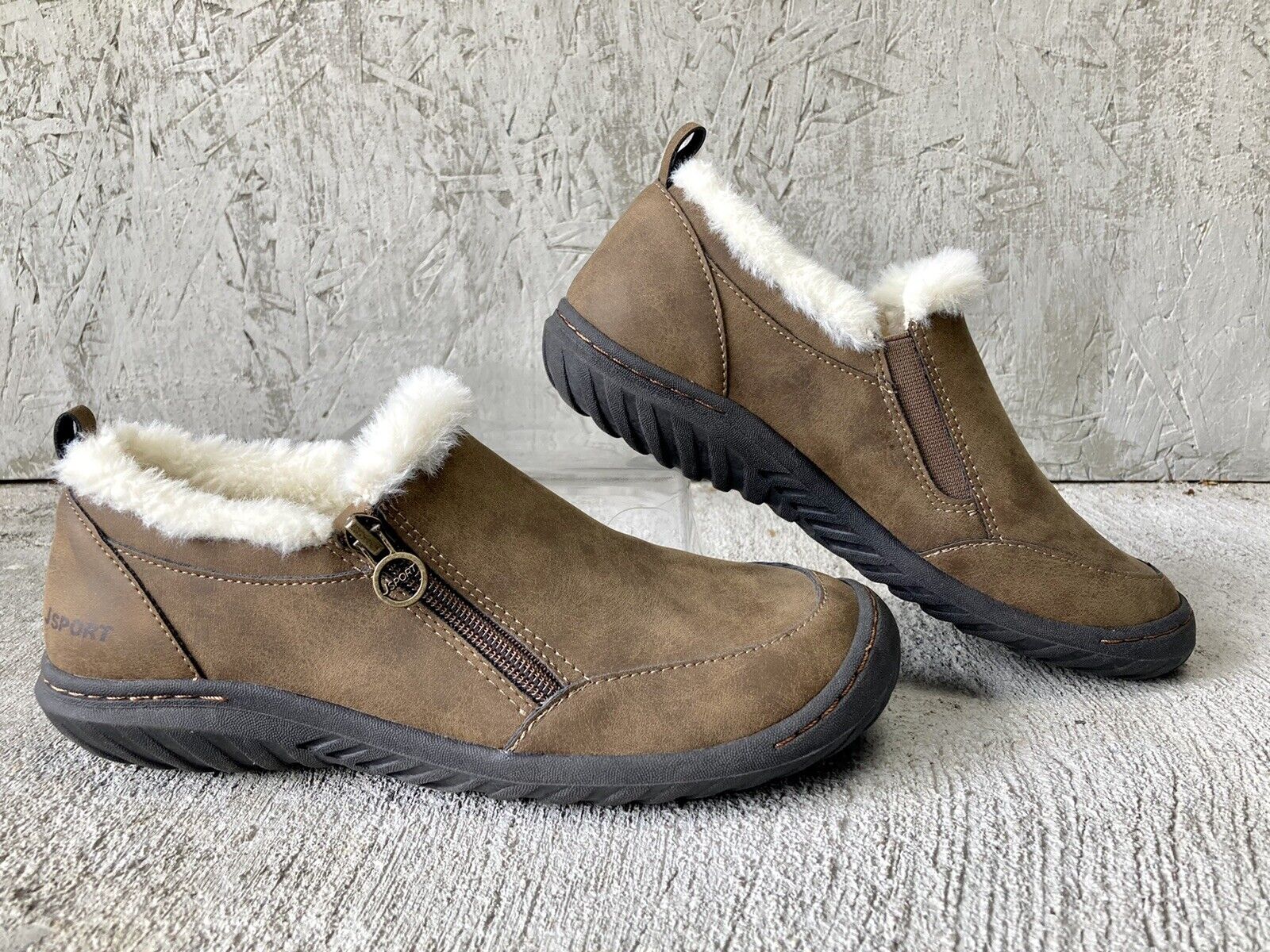 JSport Eleanor Soft Fur Boots (Two Colors) – أنايــيــس