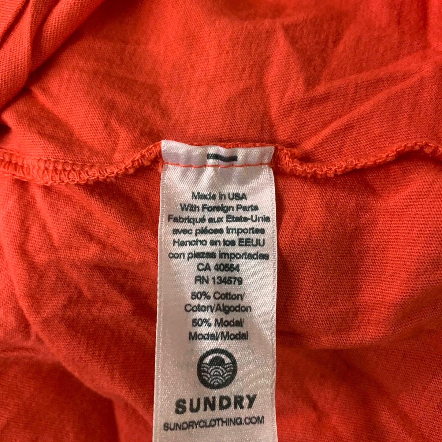 Sundry Relaxed Fit XS Tee