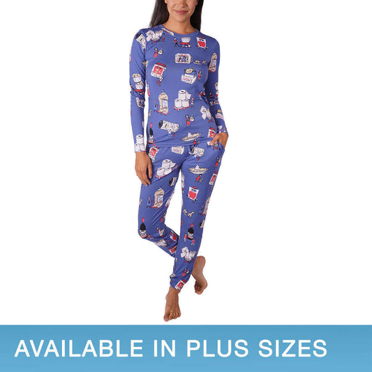 Three-piece pajama, size M