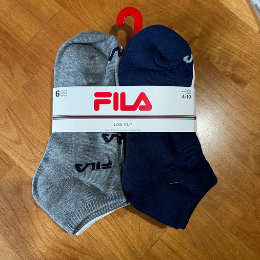 6 Pairs Allover Warm Socks Fila